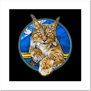 Lynx wild cat freedom Posters and Art